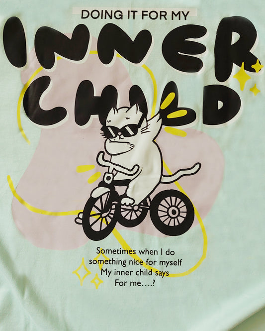 Inner child oversized t-shirts