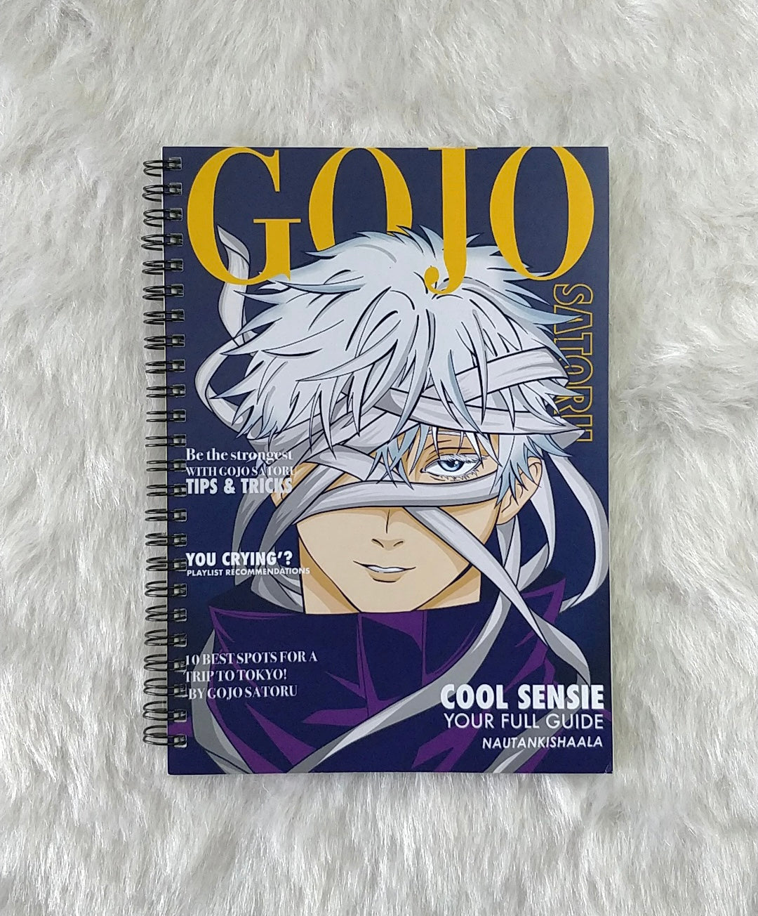 Buy Gojo Notebook  Anime Merch Online In India - Nautankishaala