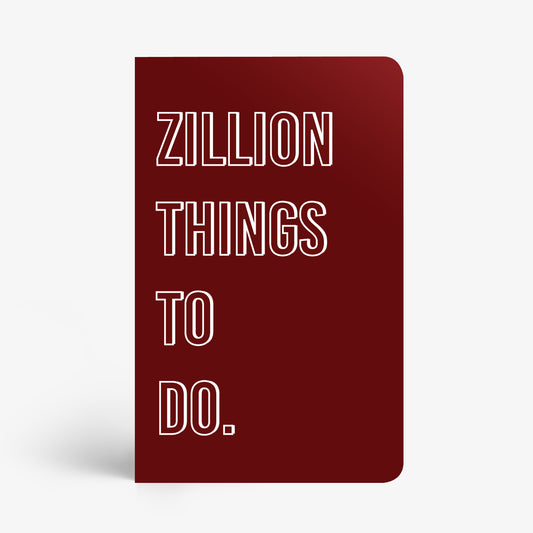 Zillion Things To Do Notebook - Nautankishaala