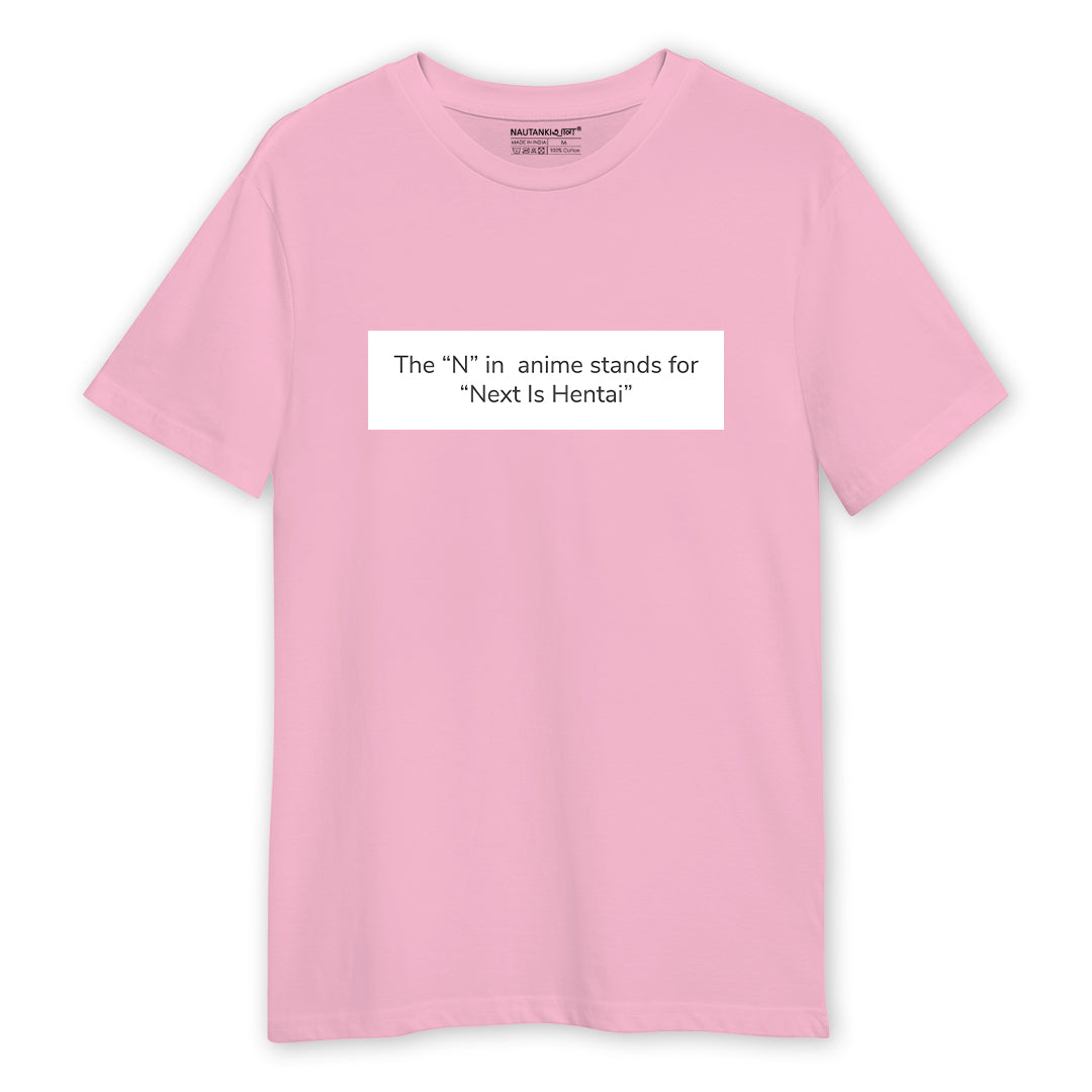 "N" In Anime Stands For Unisex T-Shirt