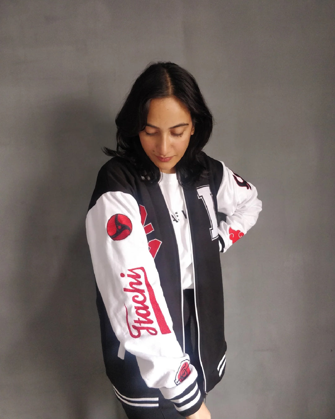 Embroidered Unisex Varsity Jacket