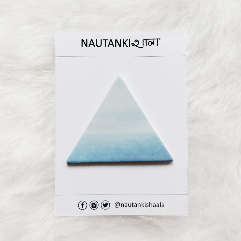 Triangle - Watercolor & Geometry Sticky Notes - Nautankishaala