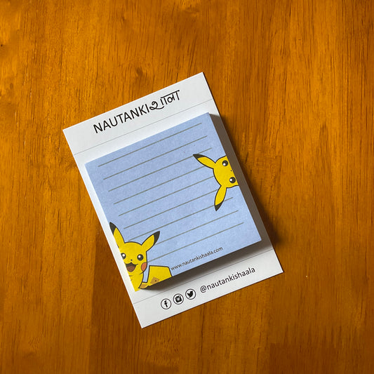Pikachu Sticky Note
