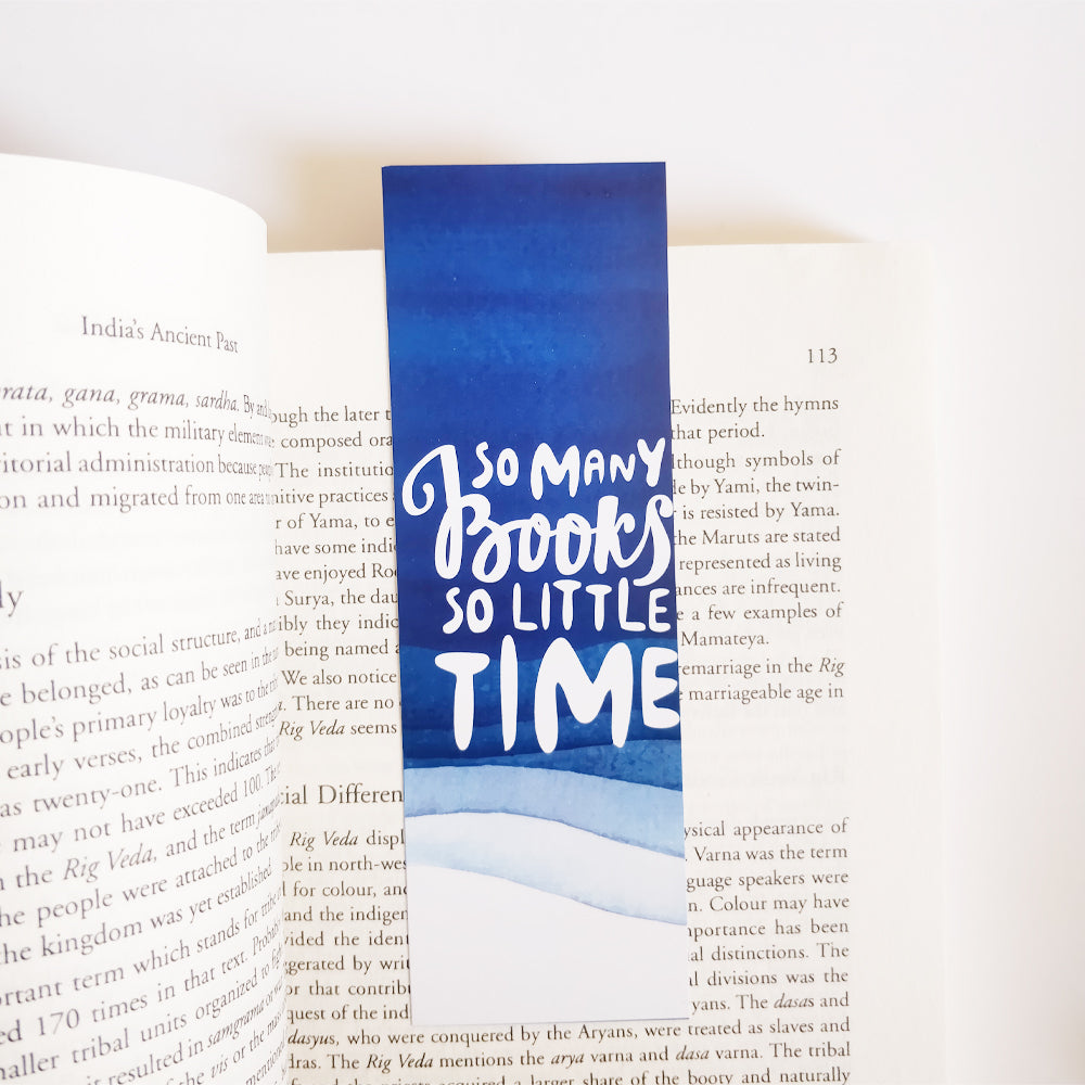 So many books so little time Bookmark - Nautankishaala