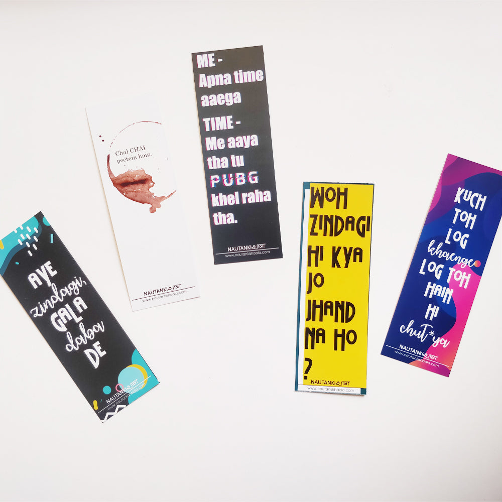 Bookmarks (Set of  any 10) - Nautankishaala