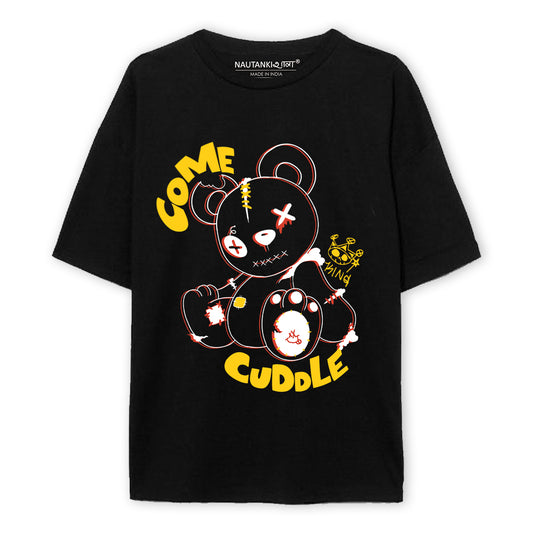 Come Cuddle Unisex Oversized T-Shirt